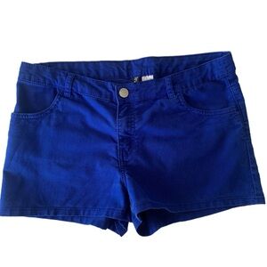 Divided by H&M Royal Blue Shorts Mid-Rise Cheeky Size 10
